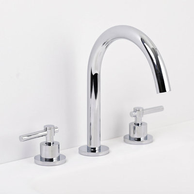 Metro Soho Bathroom Faucet - Widespread - 10" Brass
