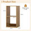 69 cm H x 35 cm W Cube Bookcase-934260254