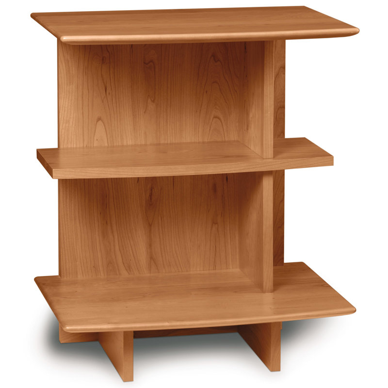 Sarah Solid Wood Nightstand, Natural Cherry
