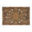 Tapis d'intérieur et d'extérieur brun français-820316195