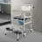 Foldable Height Adjustable Toilet Chair(Racquet-Shape Seat)