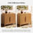 Backlund 36"W 2-Door Modern Natural Storage Oak Wood Cabinet with Adjustable Shelves-959692659