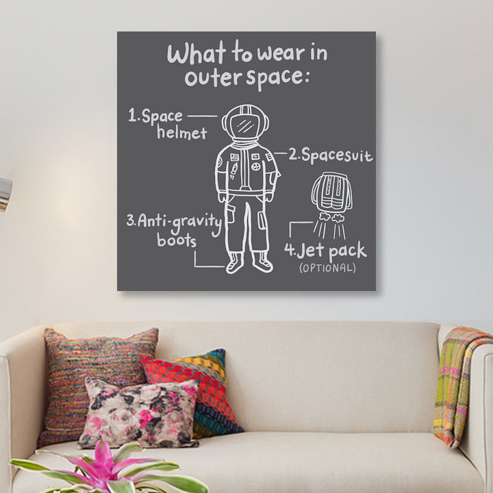 « outerspace/black iv », impression sur toile, H 48 po x l 48 po x P 1,5 po, Pas de tapis, Toile tendue