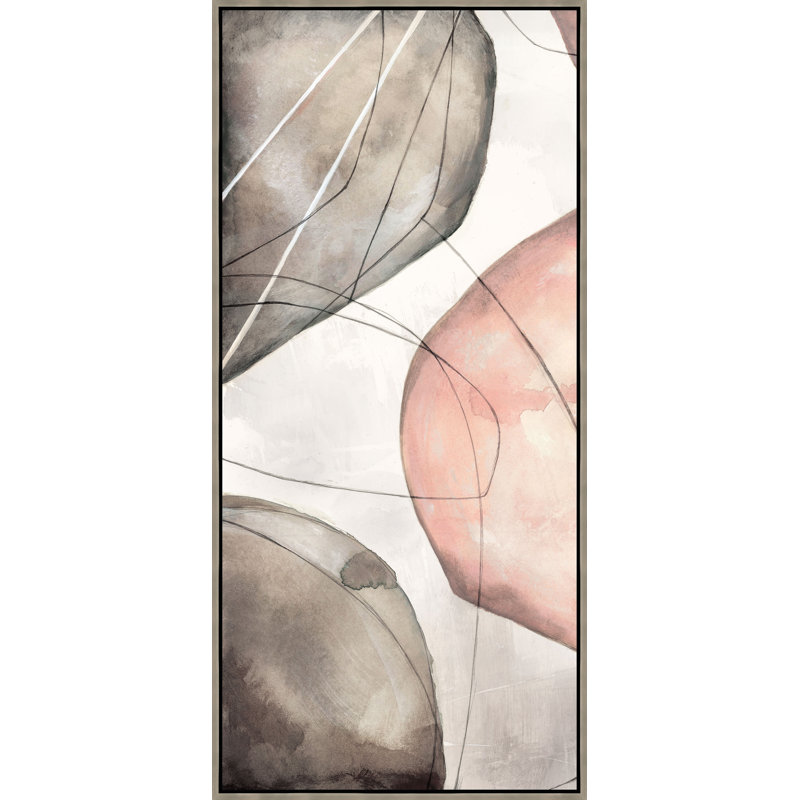 Jupiter Jumble I Painting by Jacob Lincoln, 54.75" H x 25.75" W, Glass