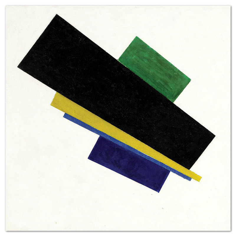 Suprematism No. 18 1 Piece Painting, 65cm H x 65cm W