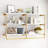Industrial Rustic Floating Shelf Set - Wall Mounted Pipe Shelving With Heavy-Duty Metal Brackets For Home & Office Organization