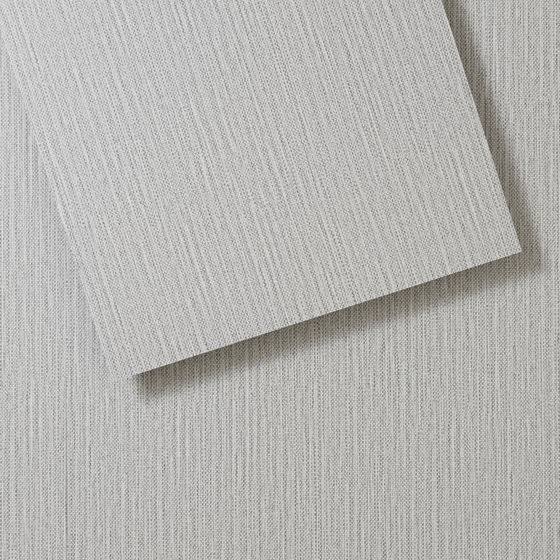 Carreau de vinyle de luxe Fabical 12 po x 24 po x 24 mm, Tricot argenté