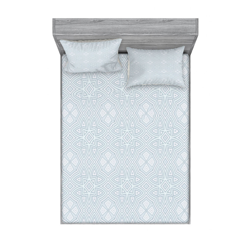Microfiber Sheet Set, Queen Sheet Set with Fitted Sheet