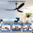 3 - Blade Modern Solid Wood Ceiling Fan With Light And Remote Control-190858553-192918388