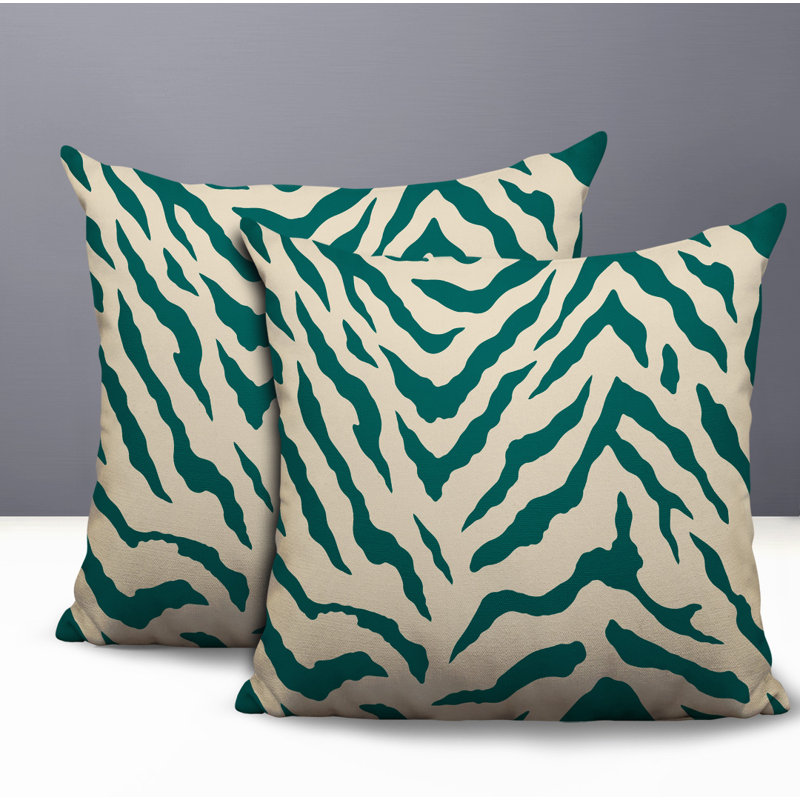 Coussin intérieur / extérieur Billi, 16x16, Teal