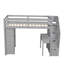 Lit mezzanine simple avec tiroirs Jalayshia Kids-1486006396