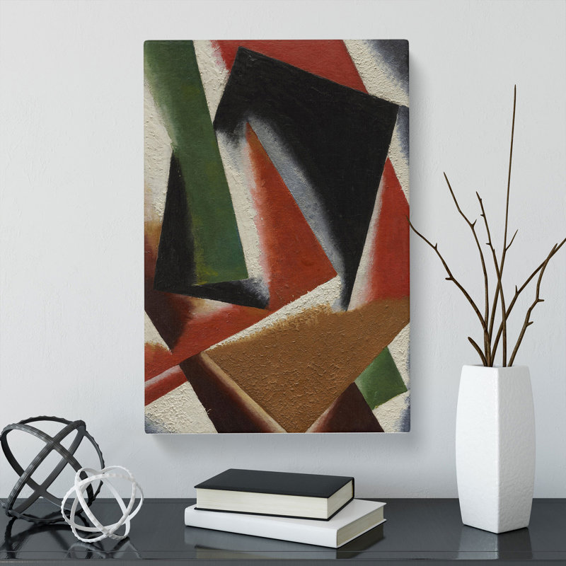 Composition Vol.9 By Lyubov Popova - Wrapped Canvas, 91cm H x 60cm W x 3cm D