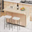 Îlot de cuisine en bois massif polyvalent avec de multiples caractéristiques fonctionnelles et un design élégant-283137595