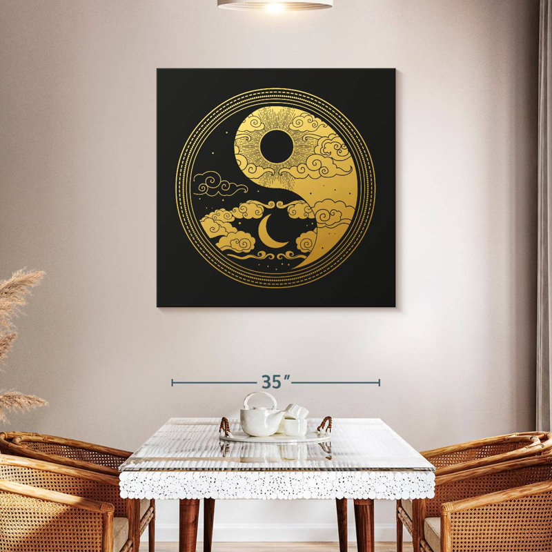 Kerrick Oriental Yin Yang, 39" H x 39" W
