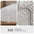 MooMee Gingham Sheet Set 100% Washed Cotton Linen Like Textured Breathable Lightweight-119224427-119224422