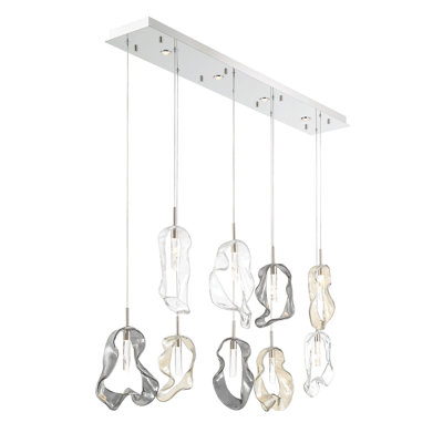 Norah 9L 51" Mix Chandelier