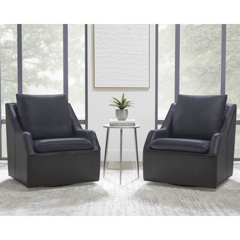 Armand Swivel Accent Chair Two Pack, Steamboat Marine