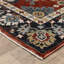 Tapis rouille / bleu Caia-615650308