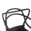 Chaise en plastique 4 pièces noir-848473184