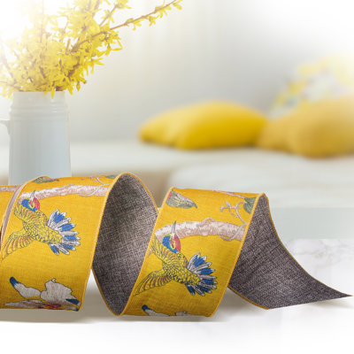 Colibri et ruban floral