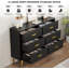106 cm W Chest of 6 Drawers-124004202