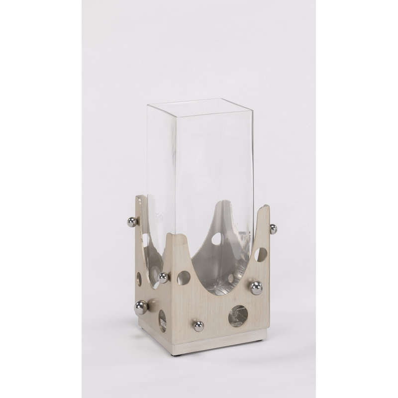 VASE, 13" H x 7" W x 7" D