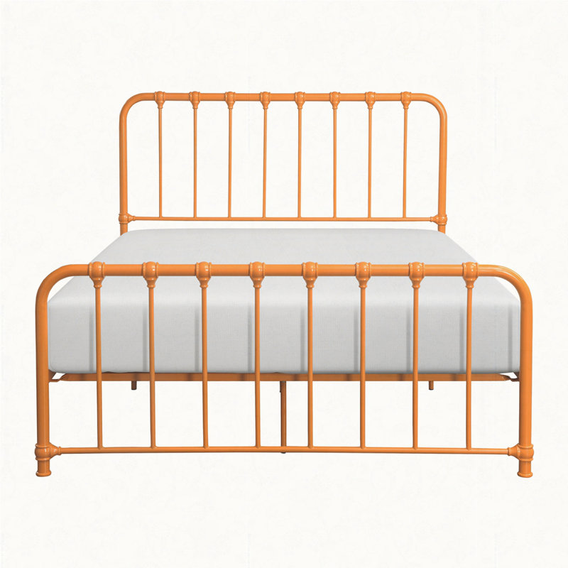 Calvero Metal Bed, Bronze, Queen