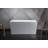 43.25'' x 27.5" Freestanding Soaking Acrylic Bathtub
