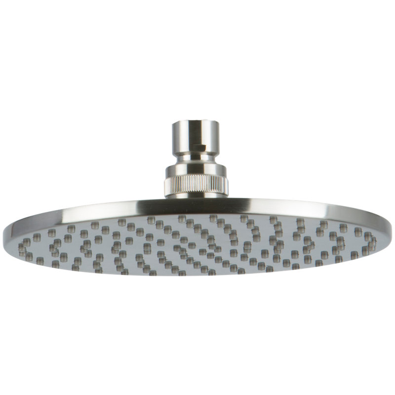 Rain Fixed Shower Head, Brushed Nickel