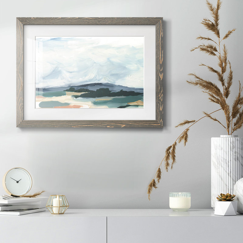 Pastel Vista I, Gris, H 22 po x l 32 po x P 1,5 po