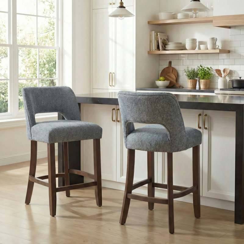 Tabouret de bar Bisto, Bleu