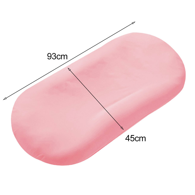 Baby Bionic Bed Neck Back Support Uterus-Like Structure for Womb Feeling Baby Lounge Pillow with Hidden Zipper Newborn Lounger Cushion for 0-12 Months Infants
