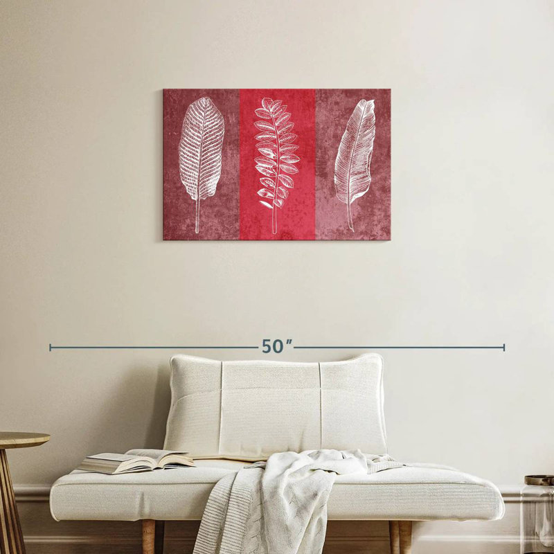 Harnek Leaf Imprints, 20" H x 30" W