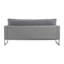 Canapé d'extérieur Elle Decor Tropez, gris