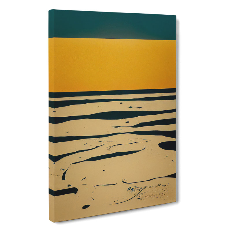Beach Abstract No.3 - Wrapped Canvas, 60cm H x 40cm W x 3cm D