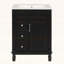 Meuble-lavabo polyvalent avec lavabo, solutions de rangement intelligentes, idéal pour les petites salles de bain-415345240