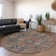 Premium Machine Washable Cerrito AMF571 Red Rug