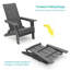 Chaise Adirondack pliable Fairlough HiPS-468557012