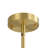12 - Light Glass Globe Starburst Chandelier