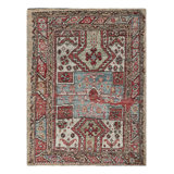 Rug & Kilim’S Square Kazak Style Rug With Polychromatic Geometric Patterns