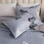 Ensemble de courtepointe à imprimé papillon: Couvre-lit doux en microfibre gris léger et chaud - Comprend une courtepointe et des taies décoratives, idéale pour la décoration de chambre-395733095