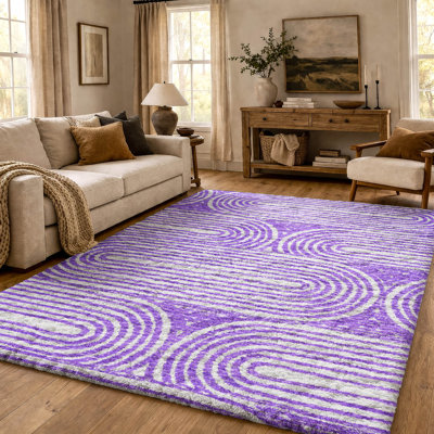 Tapis art déco de qualité supérieure lavable à la machine Dream Shag ADS540
