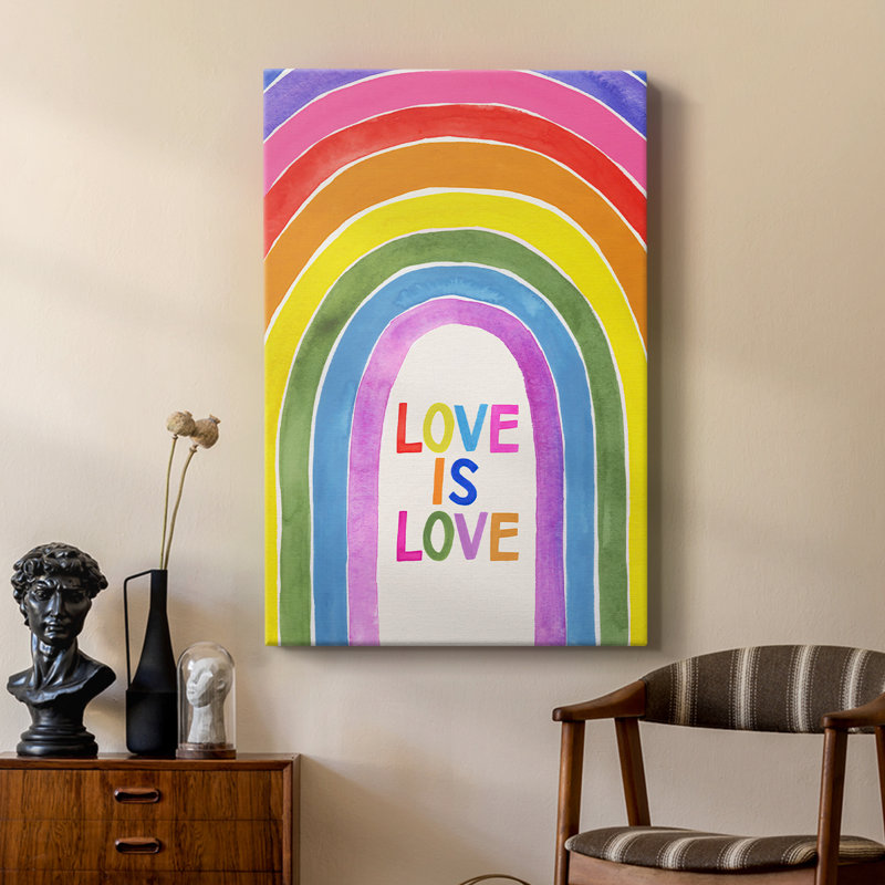 «Love Loudly», collection B - galerie sur mesure, H 48 po x l 32 po