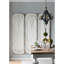 Ensemble de 3 grands panneaux muraux blancs, sculpture murale rectangulaire, décoration murale pour salon, salle à manger, bureau, chambre à coucher, 21 po x 71 po