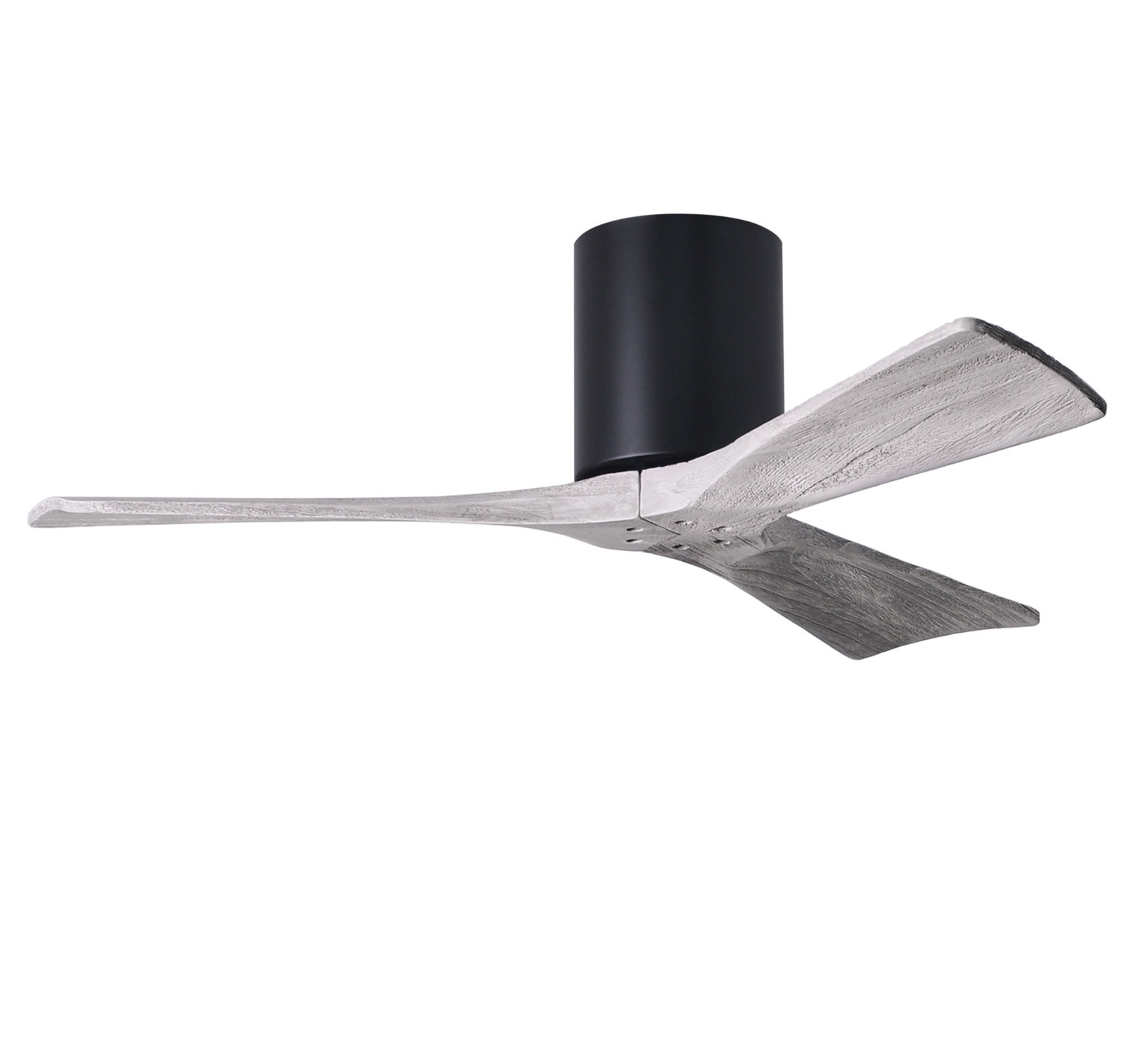 Olivier 72" Ceiling Fan, Matte Black, Barn Wood Tone, 42"