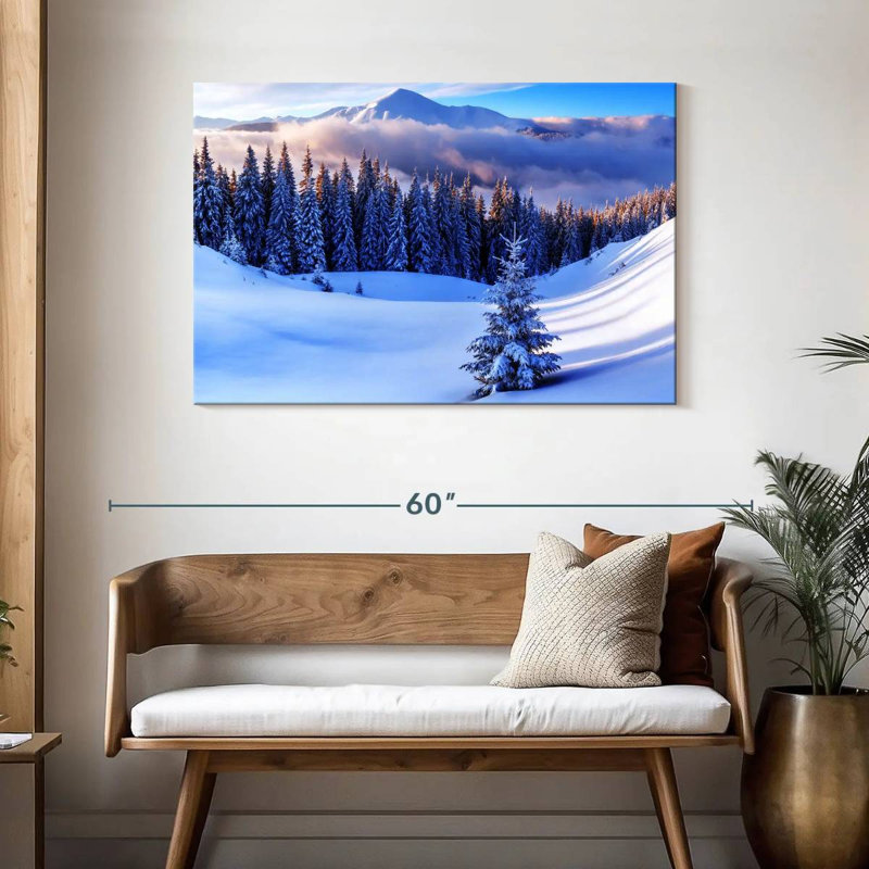 Alvord Small Winter Fir Tree, 30" H x 45" W
