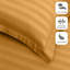 Haffa Microfiber Striped Duvet Cover Set with Pillowcases Included-122105831-122105842