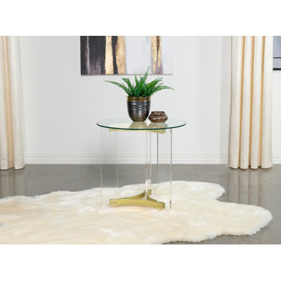Table de bout en acrylique Surles
