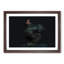 Black Rooster in Abstract - Picture Frame Graphic Art Print-55686539-55686545