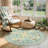 Kaldi Kaldi Oriental Botanical Floral Machine Washable Area Rug with Non-Slip Backing for Living Room, Dining Room, Bedroom-292105900
